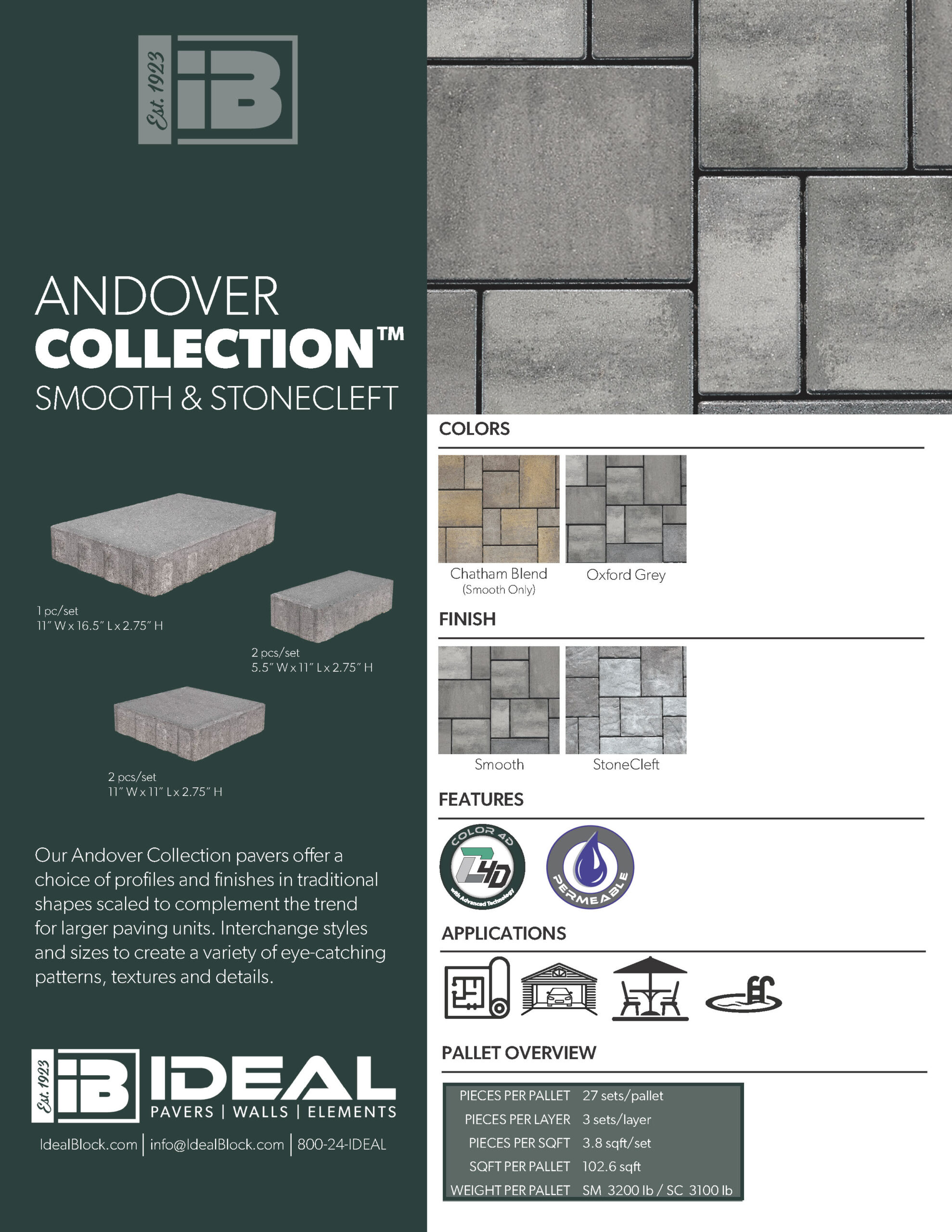 Andover Collection™ Brochure Ideal Block