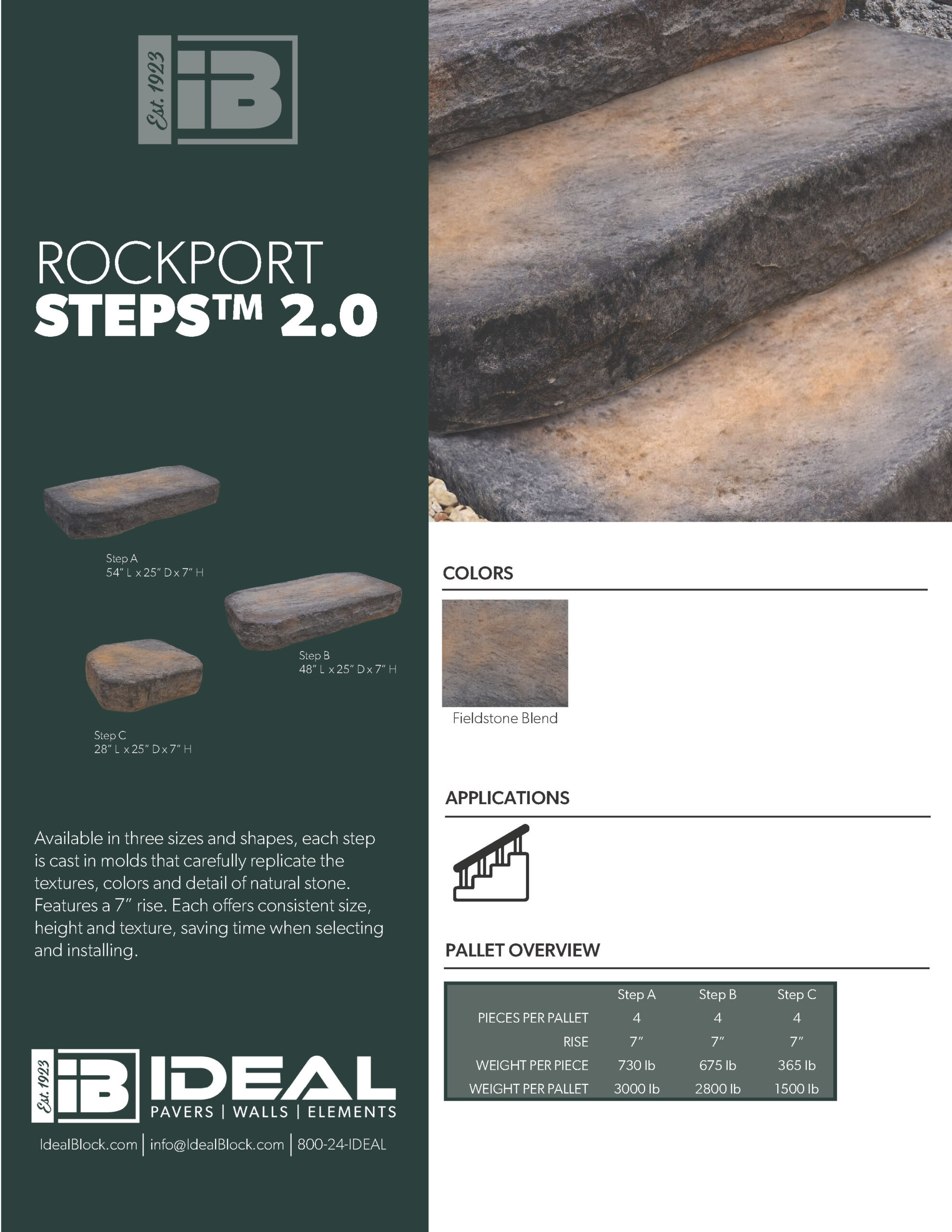 Rockport™ Step 2.0 Brochure Ideal Block